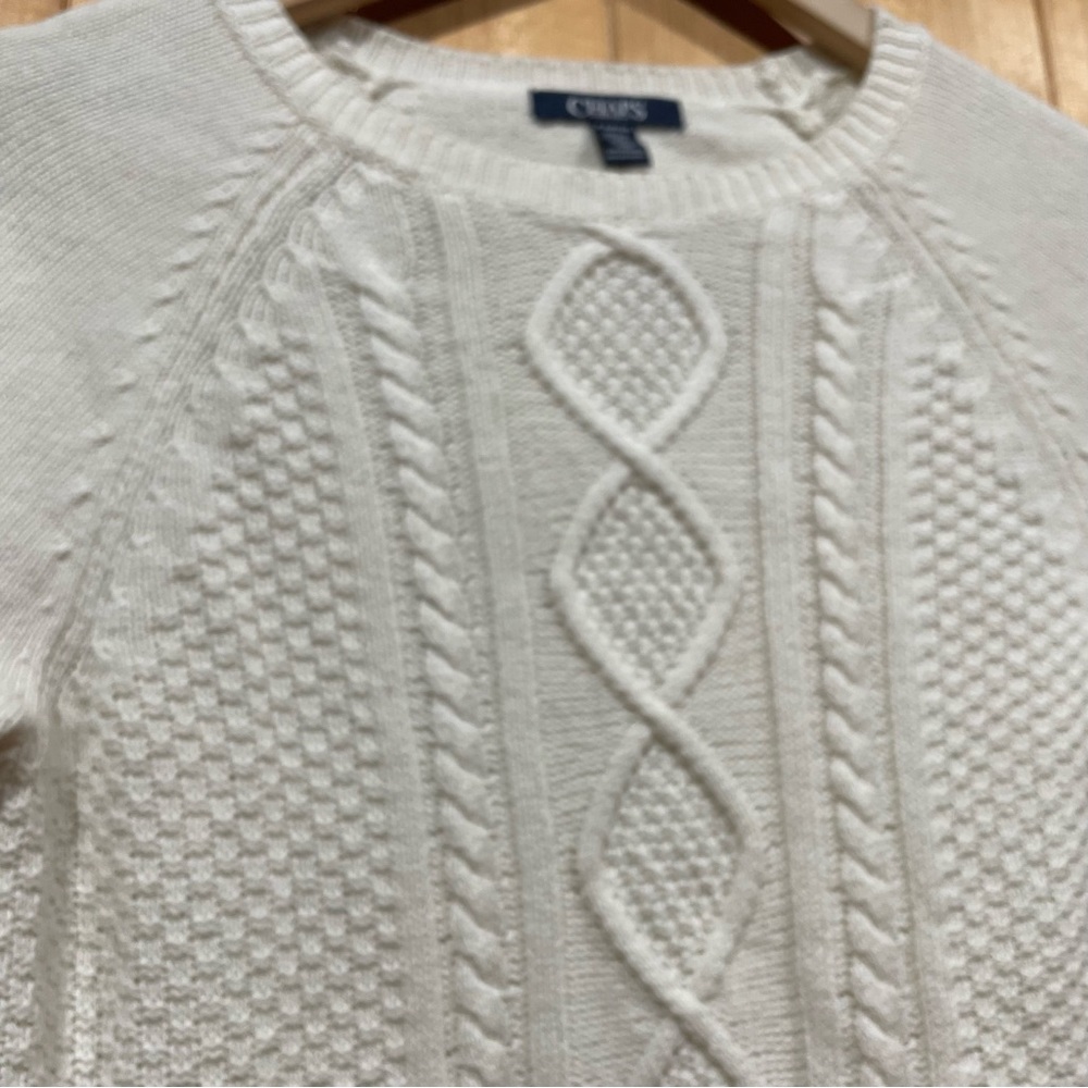 Chaps Cable Knit Sweater - Picture 3 of 4
